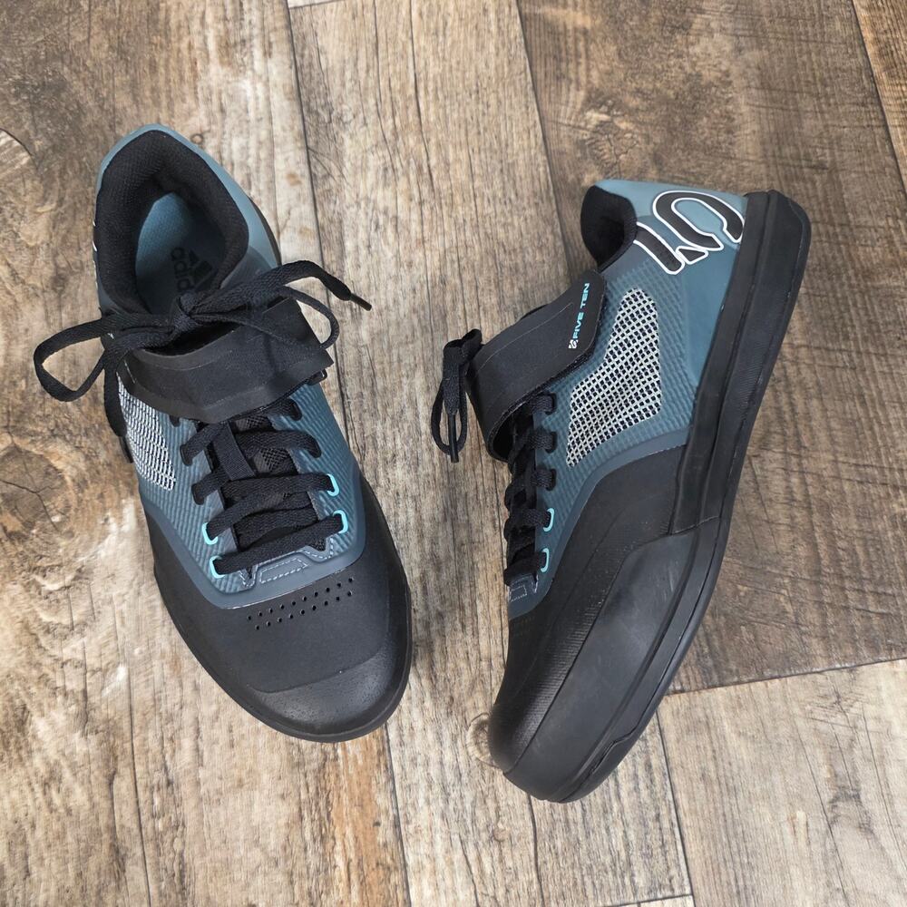 Adidas Five Ten Hellcat Pro MTB Cycling Shoes Size 7 Clipless Hazy Emerald
